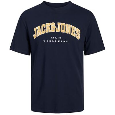 JACK & JONES JACK&JONES PLUS JJECALEB Varsity Tee SS O-Neck NOO PLS JACK & JONES JACK&JONES PLUS JJECALEB Varsity Tee SS O-Neck NOO PLS