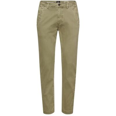 camel active Herren Chinohose aus Baumwolle mit elastischem Bund Regular Fit Olivgrün, menswear-38/32 camel active Herren Chinohose aus Baumwolle mit elastischem Bund Regular Fit Olivgrün, menswear-38/32