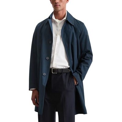 Marc O' Polo Marc OߴPolo Herren Kurzmantel elegant wasserabweisend, Blau (Dark Navy), L Marc O' Polo Marc OߴPolo Herren Kurzmantel elegant wasserabweisend, Blau (Dark Navy), L