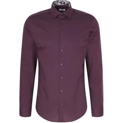 Seidensticker Herren Business Hemd Slim Fit Bügelfrei Kent-Kragen Langarm 100% Baumwolle Seidensticker Herren Business Hemd Slim Fit Bügelfrei Kent-Kragen Langarm 100% Baumwolle