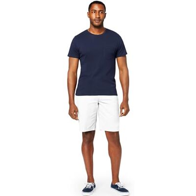 Dockers Perfect Short Classic Fit Shorts Men's White Cap 31 Dockers Perfect Short Classic Fit Shorts Men's White Cap 31