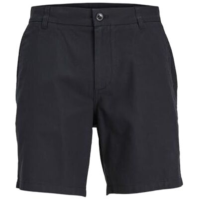 JACK & JONES Herren Chino Shorts Verjüngt Chino, Schwarz,M JACK & JONES Herren Chino Shorts Verjüngt Chino, Schwarz,M