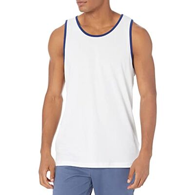 Amazon Essentials Herren Tanktop, Normale Passform, Weiß, M Amazon Essentials Herren Tanktop, Normale Passform, Weiß, M