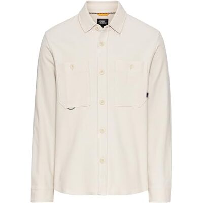camel active Herren Overshirt aus Reiner Baumwolle Beige, Menswear-L camel active Herren Overshirt aus Reiner Baumwolle Beige, Menswear-L