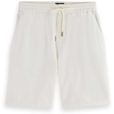 Scotch & Soda Herren Fave Bermuda Shorts, Off White, 36W Scotch & Soda Herren Fave Bermuda Shorts, Off White, 36W