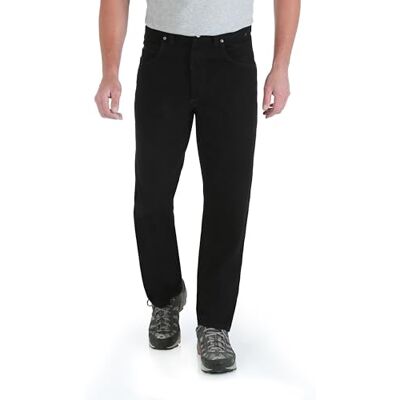 Wrangler Herren Relaxed Fit Jeans, Überfärbtes Schwarz, 36 W/36 L Wrangler Herren Relaxed Fit Jeans, Überfärbtes Schwarz, 36 W/36 L