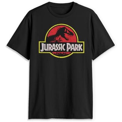 Jurassic Park Logo Herren T-Shirt, Schwarz, Medium, Schwarz, Mittel Jurassic Park Logo Herren T-Shirt, Schwarz, Medium, Schwarz, Mittel