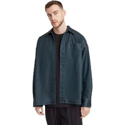 G-STAR Herren Boxy Fit Hemd, Blau (worn in night ocean gd cobler D23007-D300-G837), XS G-STAR Herren Boxy Fit Hemd, Blau (worn in night ocean gd cobler D23007-D300-G837), XS