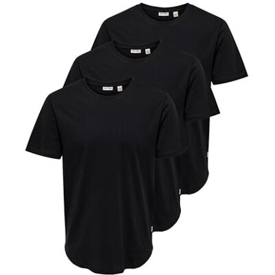Only & Sons ONSMATT LONGY SS Tee 3-Pack Only & Sons ONSMATT LONGY SS Tee 3-Pack