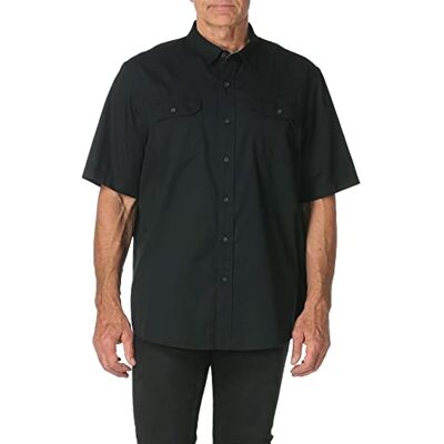 Wrangler Authentics Herrenhemd, kurzärmelig, kurzärmelig, gewebt, groß, Caviar, 3X Wrangler Authentics Herrenhemd, kurzärmelig, kurzärmelig, gewebt, groß, Caviar, 3X
