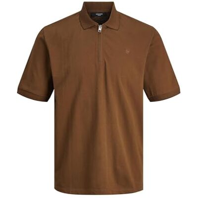 JACK & JONES Male Polo Shirt Kurzärmeliges, Emperador, M JACK & JONES Male Polo Shirt Kurzärmeliges, Emperador, M