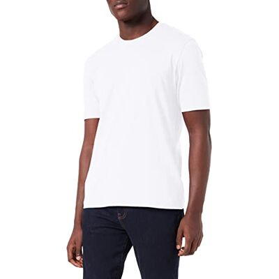 FYNCH-HATTON Herren T-Shirt, Basic T-Shirt, per Pack Weiß (White 802), Large (Herstellergröße: L) FYNCH-HATTON Herren T-Shirt, Basic T-Shirt, per Pack Weiß (White 802), Large (Herstellergröße: L)