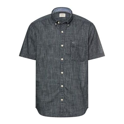 camel active Herren Kurzarmhemd mit Kontrastdetails Dunkelblau, Menswear-XXL camel active Herren Kurzarmhemd mit Kontrastdetails Dunkelblau, Menswear-XXL
