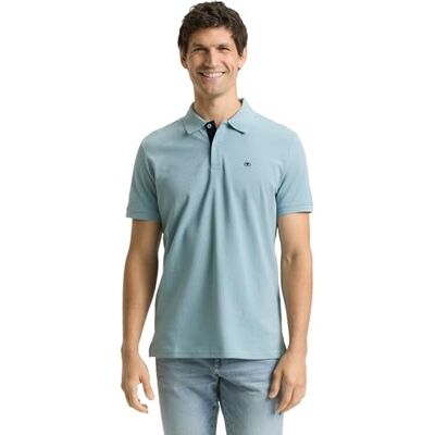 TOM TAILOR Herren 1031006 Herren Poloshirt, 30838 Tourmaline, M TOM TAILOR Herren 1031006 Herren Poloshirt, 30838 Tourmaline, M