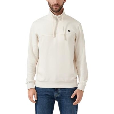 s.Oliver Sweatshirt mit Eingrifftaschen und Label-Patch s.Oliver Sweatshirt mit Eingrifftaschen und Label-Patch