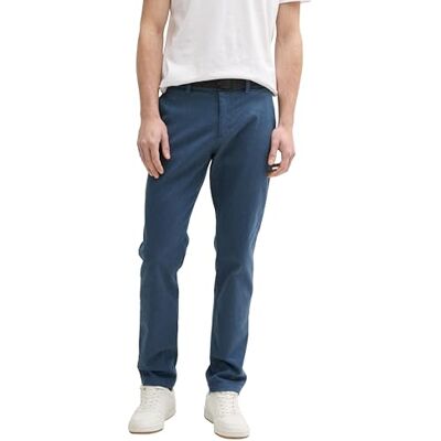 TOM TAILOR Herren Slim Fit Stretch Chino Hose mit Gürtel TOM TAILOR Herren Slim Fit Stretch Chino Hose mit Gürtel