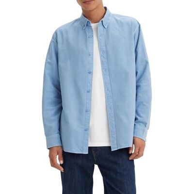 Levi's Herren Authentic Button Down Allure Garment Dye L Levi's Herren Authentic Button Down Allure Garment Dye L