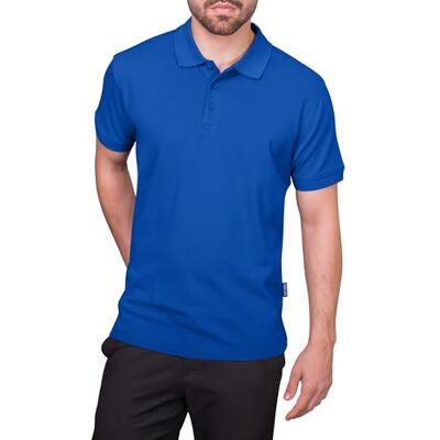 HRM Premium Polo Shirt, Royalblau, Gr. XL Baumwolle, Basic Polohemd, Hochwertige & nachhaltige Herren-Bekleidung, Workwear HRM Premium Polo Shirt, Royalblau, Gr. XL Baumwolle, Basic Polohemd, Hochwertige & nachhaltige Herren-Bekleidung, Workwear