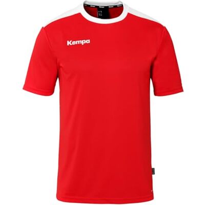 Kempa Herren Emotion 27 T-Shirt, Rot/Weiß, L EU Kempa Herren Emotion 27 T-Shirt, Rot/Weiß, L EU