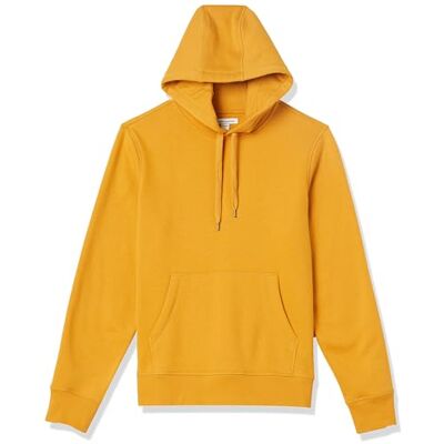 Amazon Essentials Herren Pullover-Sweatshirt Mit Kapuze, In Groß Und Schwer Erhältlich, Gold, L Amazon Essentials Herren Pullover-Sweatshirt Mit Kapuze, In Groß Und Schwer Erhältlich, Gold, L