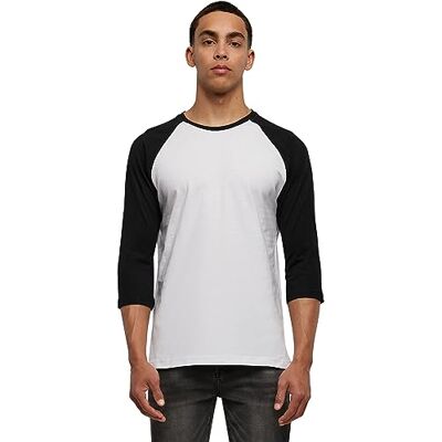 Urban Classics Contrast 3/4 Sleeve Raglan Tee Männer Langarmshirt Charcoal/schwarz Basics, Streetwear Urban Classics Contrast 3/4 Sleeve Raglan Tee Männer Langarmshirt Charcoal/schwarz Basics, Streetwear