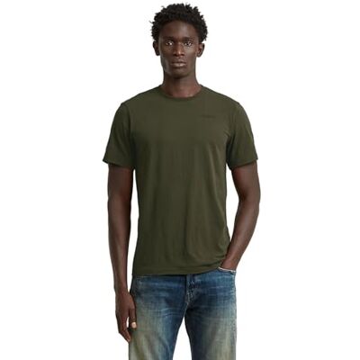 G-STAR Men's Slim Base T-Shirt, Size: M, Color Gray G-STAR Men's Slim Base T-Shirt, Size: M, Color Gray