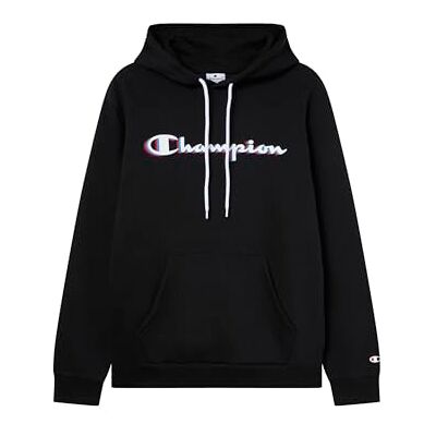 Champion Herren Legacy Man Big Logo Hoodie, Schwarz, M, Schwarz (Kk001), M Champion Herren Legacy Man Big Logo Hoodie, Schwarz, M, Schwarz (Kk001), M