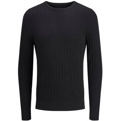 JACK & JONES Jjeemil Knit Cable Crew Neck Noos JACK & JONES Jjeemil Knit Cable Crew Neck Noos