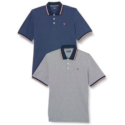 JACK & JONES Jprbluwin Polo Ss 2Pk Mp JACK & JONES Jprbluwin Polo Ss 2Pk Mp