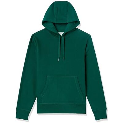 Amazon Essentials Herren Pullover-Sweatshirt Mit Kapuze, In Groß Und Schwer Erhältlich, Tannengrün, L Amazon Essentials Herren Pullover-Sweatshirt Mit Kapuze, In Groß Und Schwer Erhältlich, Tannengrün, L