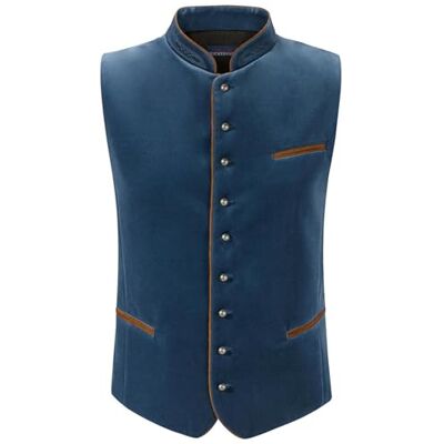 Stockerpoint Herren Trachtenweste Ricardo Größen 44-64 Traditionelle & hochwertige Weste mit verstellbarem Riegel I Perfekt für Trachten & Festlichkeiten Stockerpoint Herren Trachtenweste Ricardo Größen 44-64 Traditionelle & hochwertige Weste mit verstellbarem Riegel I Perfekt für Trachten & Festlichkeiten