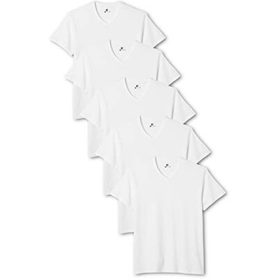 Lower East Basic T-Shirts mit V-Ausschnitt für Herren 3er I 5er I 10er Pack aus 100% Baumwolle in vielen Farben Lower East Basic T-Shirts mit V-Ausschnitt für Herren 3er I 5er I 10er Pack aus 100% Baumwolle in vielen Farben
