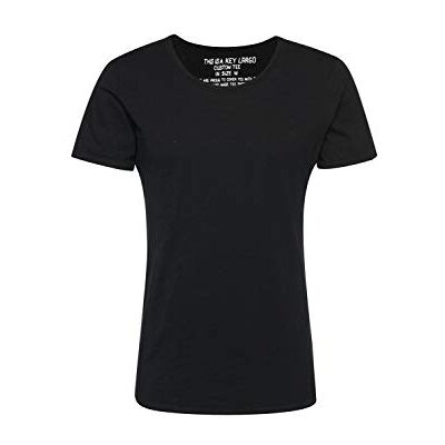 KEY LARGO Herren Bread New Round T-Shirt, Black (1100), L EU KEY LARGO Herren Bread New Round T-Shirt, Black (1100), L EU