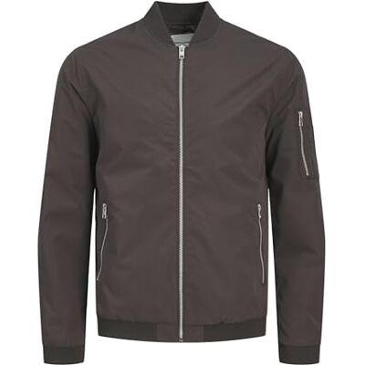 JACK & JONES Herren JJERUSH Bomber NOOS 12165203,Mulch,XL JACK & JONES Herren JJERUSH Bomber NOOS 12165203,Mulch,XL