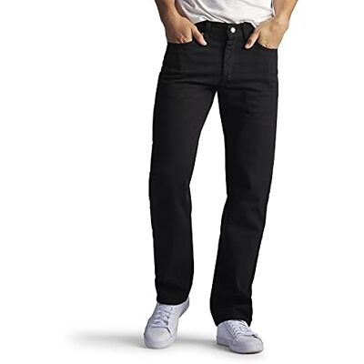 Lee , Harren Jeans, Regular Fit Straight Leg Jean, Double Black Lee , Harren Jeans, Regular Fit Straight Leg Jean, Double Black