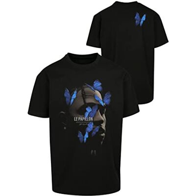 Mister Tee Herren T-Shirt Le Papillon Oversize Tee Black L Mister Tee Herren T-Shirt Le Papillon Oversize Tee Black L