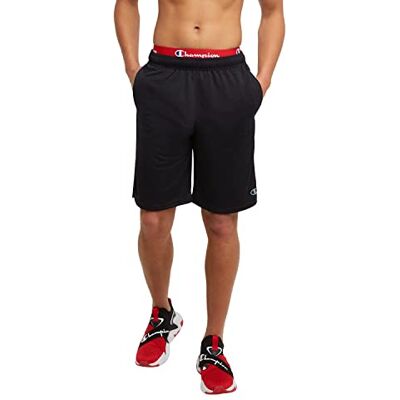 Champion Herren-Sport-Shorts, feuchtigkeitsableitend, athletische Shorts, Fitness-Shorts (Reg. Or Big & Tall), Schwarzes C-Logo, Mittel Champion Herren-Sport-Shorts, feuchtigkeitsableitend, athletische Shorts, Fitness-Shorts (Reg. Or Big & Tall), Schwarzes C-Logo, Mittel