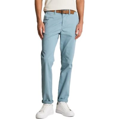 TOM TAILOR Denim Slim Chinohose mit Gürtel TOM TAILOR Denim Slim Chinohose mit Gürtel
