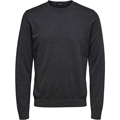 SELECTED HOMME Male Pullover mit Rundhalsausschnitt Langarm SELECTED HOMME Male Pullover mit Rundhalsausschnitt Langarm