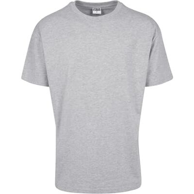 Urban Classics Herren Heavy Oversized Tee – Weites T-Shirt im Oversize Fit aus Baumwolle, schweres Jersey Shirt für Streetwear, Freizeit & entspannte Outfits,Grau,L Große Größen Urban Classics Herren Heavy Oversized Tee – Weites T-Shirt im Oversize Fit aus Baumwolle, schweres Jersey Shirt für Streetwear, Freizeit & entspannte Outfits,Grau,L Große Größen