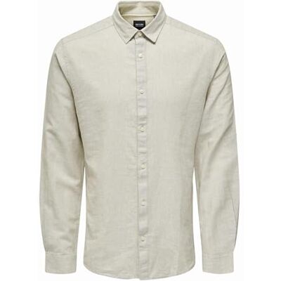 Only & Sons Male Hemd ONSCAIDEN Leinen Hemd Shirt Only & Sons Male Hemd ONSCAIDEN Leinen Hemd Shirt