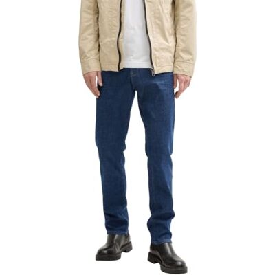 TOM TAILOR TTTroy Slim Jeans, Black Stone wash Denim, 34/32 TOM TAILOR TTTroy Slim Jeans, Black Stone wash Denim, 34/32