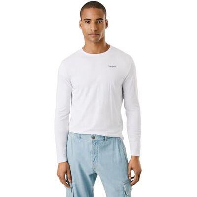 Pepe Jeans Herren Original Basic 2 Long N T-Shirt (1er Pack) Pepe Jeans Herren Original Basic 2 Long N T-Shirt (1er Pack)