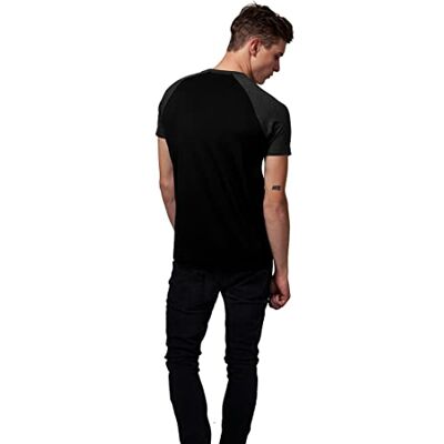 Urban Classics Raglan Contrast Tee Männer T-Shirt weiß/schwarz Urban Classics Raglan Contrast Tee Männer T-Shirt weiß/schwarz