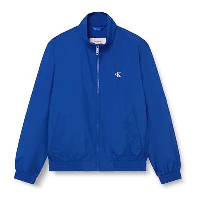 Calvin Herren Blouson Jacke Unfilled Nylon Harrington mit Seitentaschen, Blau (Classic Blue), 3XL Calvin Herren Blouson Jacke Unfilled Nylon Harrington mit Seitentaschen, Blau (Classic Blue), 3XL