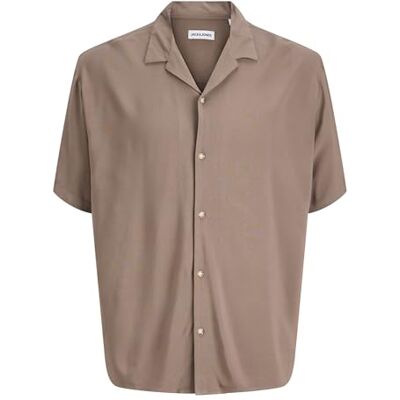 JACK & JONES Jjejeff Resort Solid Shirt Ss Sn JACK & JONES Jjejeff Resort Solid Shirt Ss Sn
