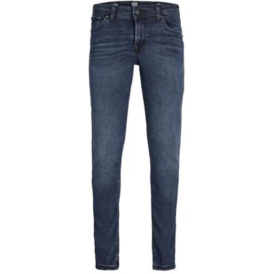 JACK & JONES Herren Slim Fit Jeans Glenn Skinny Tapered JJI Glenn ORIGINAL AM, Farben:Dunkelblau-2, Größe Jeans:32W / 32L JACK & JONES Herren Slim Fit Jeans Glenn Skinny Tapered JJI Glenn ORIGINAL AM, Farben:Dunkelblau-2, Größe Jeans:32W / 32L