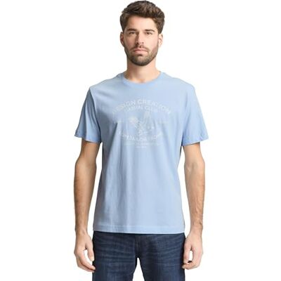 TOM TAILOR Basic T-Shirt mit Logo-Print TOM TAILOR Basic T-Shirt mit Logo-Print
