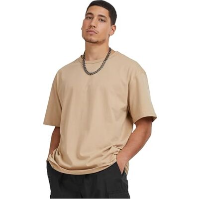 Urban Classics Urban Classic Herren T-Shirt Organic Basic Tee, Basic T-Shirt für Männer, Oversized Fit Urban Classics Urban Classic Herren T-Shirt Organic Basic Tee, Basic T-Shirt für Männer, Oversized Fit