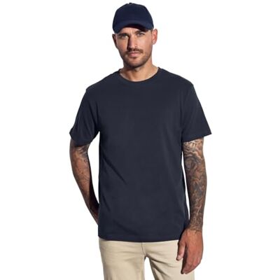 Street One MEN Basic T-Shirt aus Reiner Baumwolle Street One MEN Basic T-Shirt aus Reiner Baumwolle
